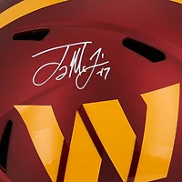 Casque réplique autographié Riddell Speed ​​des Washington Commanders par Terry McLaurin