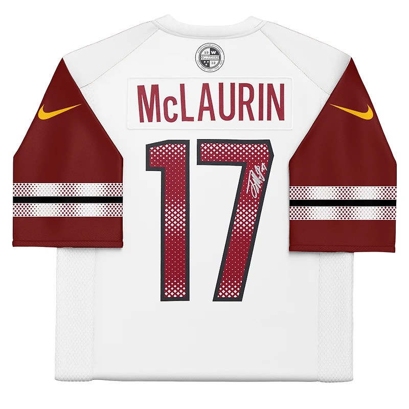 Maillot Nike Vapor F.U.S.E. blanc dédicacé par Terry McLaurin des Washington Commanders