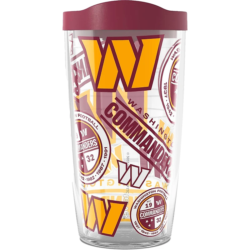 Tervis Washington Commanders 16oz. Allover Classic Tumbler