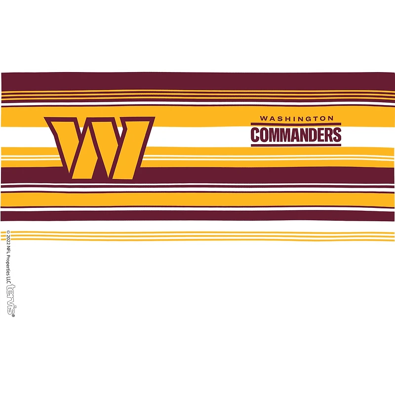 Tervis Washington Commandants 16oz. Gobelet classique à rayures Hype