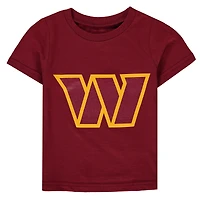 T-shirt bordeaux pour tout-petit avec le logo de l'équipe des Washington Commanders