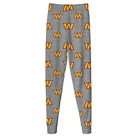 Ensemble de nuit avec t-shirt et pantalon Washington Commanders gris chiné pour tout-petit