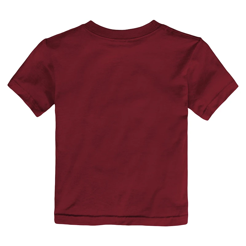T-shirt Nike Washington Commanders Icon Wordmark pour tout-petit, bourgogne