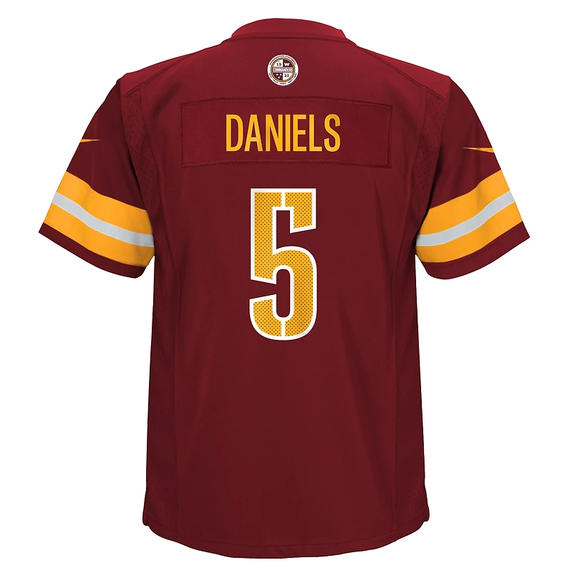Maillot de jeu Nike Jayden Daniels Bordeaux Washington Commanders pour tout-petit