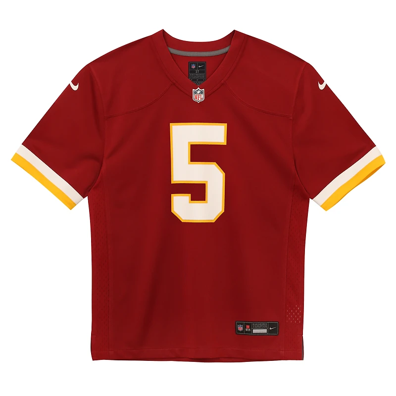 Toddler Nike Jayden Daniels Burgundy Washington Commanders Team Game Jersey