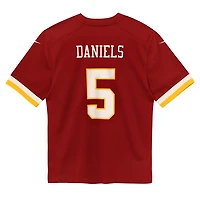 Maillot de match Nike Jayden Daniels bordeaux pour enfant, Washington Commanders