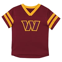 Ensemble t-shirt et pantalon à col en V pour tout-petits Outerstuff Bordeaux/Or Washington Commanders Red Zone
