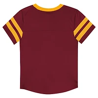 Ensemble t-shirt et pantalon à col en V pour tout-petits Outerstuff Bordeaux/Or Washington Commanders Red Zone
