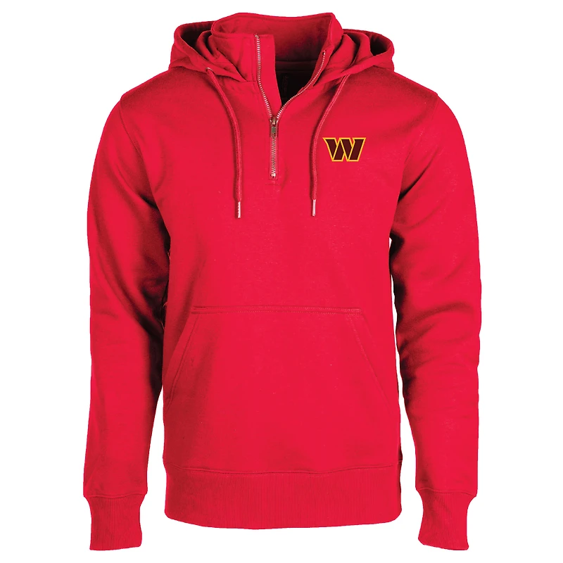 Unisex Dunbrooke  Burgundy Washington Commanders Defender Quarter-Zip Hoodie