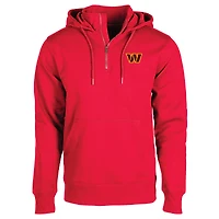 Unisex Dunbrooke  Burgundy Washington Commanders Defender Quarter-Zip Hoodie