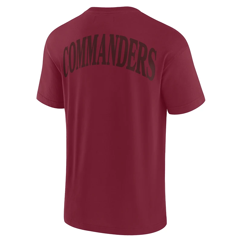 T-shirt unisexe Fanatics Bordeaux Washington Commanders Elements Iconic