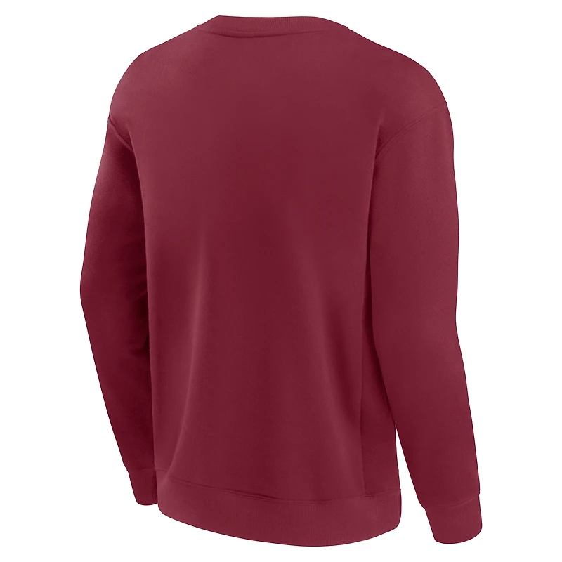 Unisex Fanatics  Burgundy Washington Commanders Elements Unlimited Fleece Pullover Sweatshirt