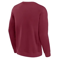 Unisex Fanatics  Burgundy Washington Commanders Elements Unlimited Fleece Pullover Sweatshirt