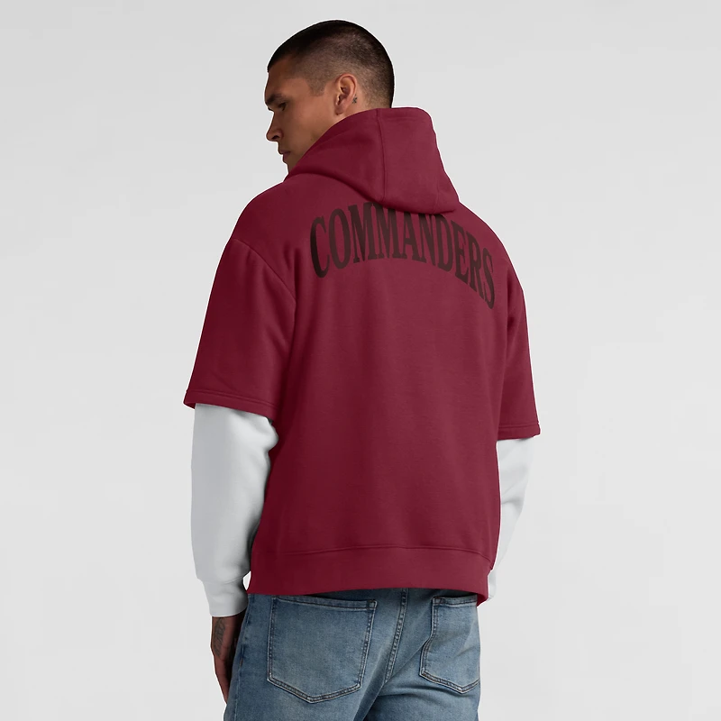 Sweat à capuche unisexe Fanatics Bordeaux Washington Commanders Sleek Elements