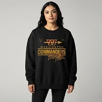 Unisex The Wild Collective Black Washington Commanders Raise Hail Logo Sweatshirt