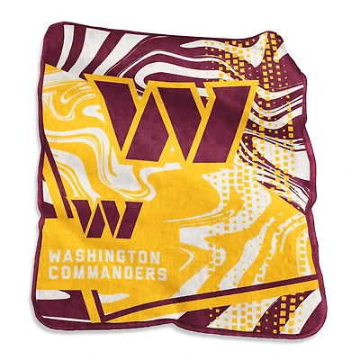 Washington Commanders Couverture tourbillonnante Raschel 127 x 152,4 cm