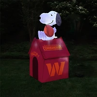 Washington Commanders Inflatable Snoopy Doghouse