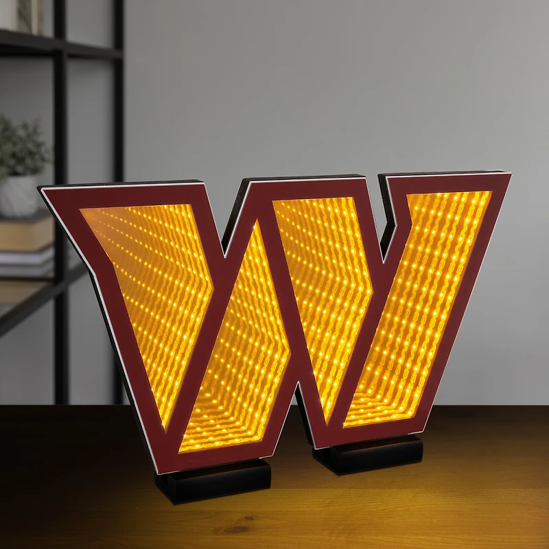 Washington Commanders LED Infinity Logo Light