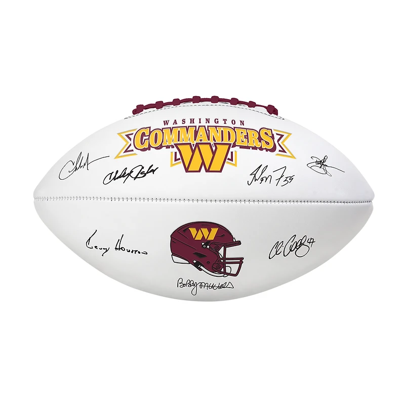 Ballon de football signature des Washington Commanders Legends