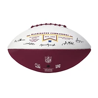 Ballon de football signature des Washington Commanders Legends