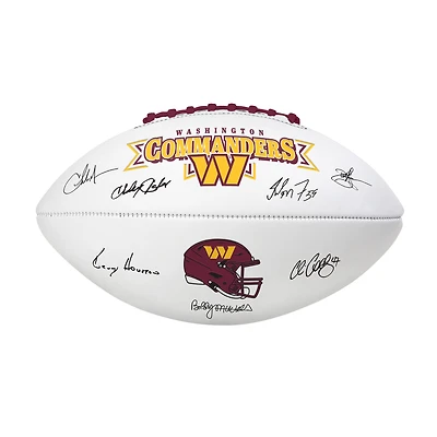 Ballon de football signature des Washington Commanders Legends