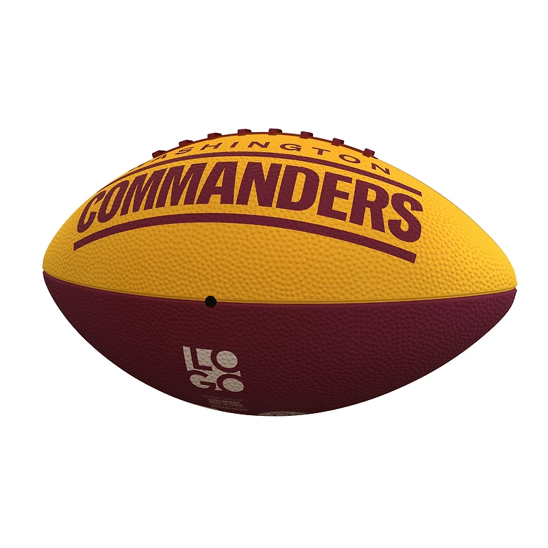 Ballon de football junior avec logo Pinwheel des commandants de Washington