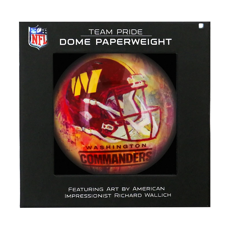 Washington Commanders Team Pride Dome Paper Weight