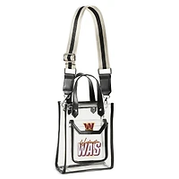 WEAR by Erin Andrews Washington Commanders Clear Stadium Crossbody Purse with Coin Pouch