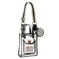 WEAR by Erin Andrews Washington Commanders Clear Stadium Crossbody Purse with Coin Pouch