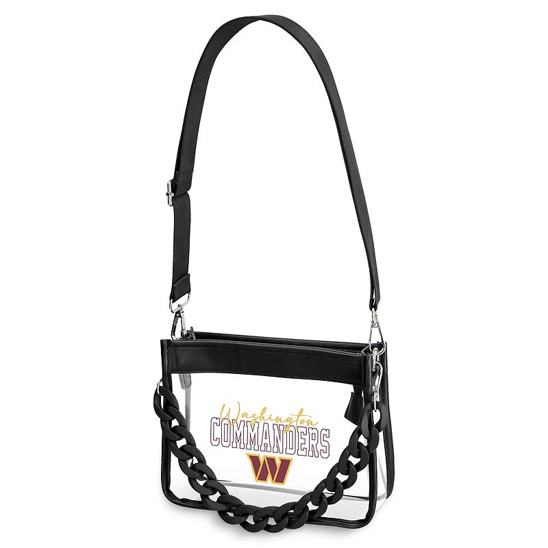 WEAR by Erin Andrews  Washington Commanders Plastic Chain Mini Crossbody Bag