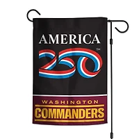 WinCraft Washington Commanders 12" x 18" Double-Sided America 250 Garden Flag