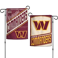 WinCraft Washington Commanders Drapeau de jardin rétro double face 30,5 x 45,7 cm