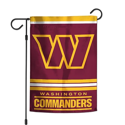 Drapeau de jardin double face WinCraft Washington Commanders 30,5 x 45,7 cm