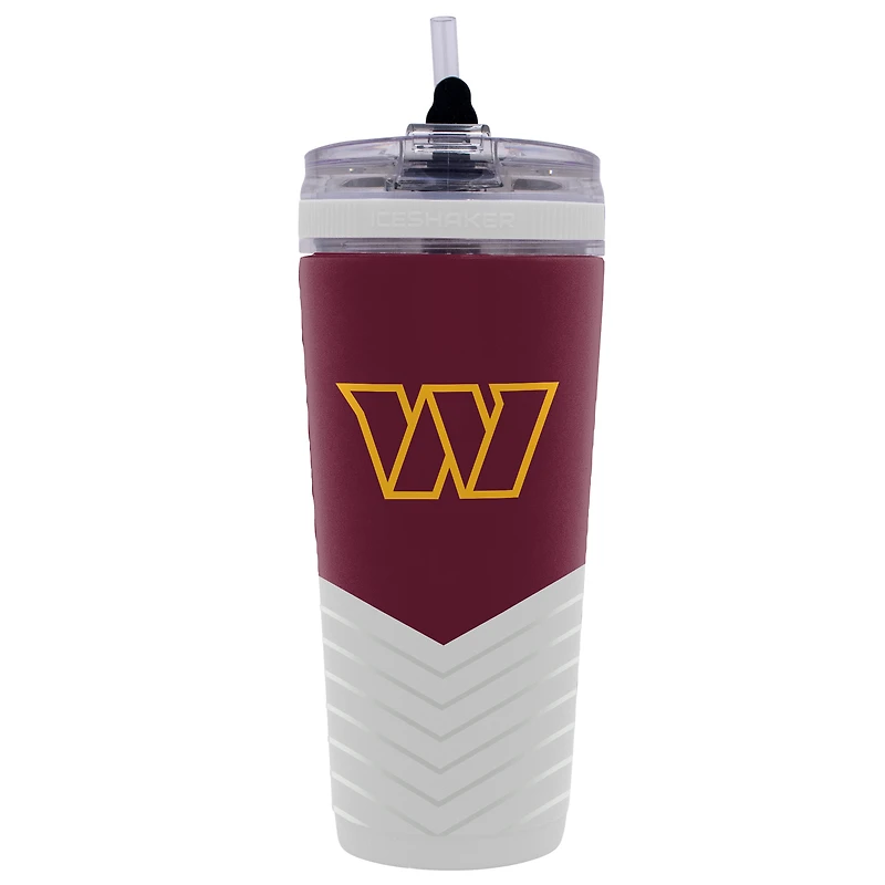 WinCraft Washington Commanders 26oz 4D Flex Ice Shaker Bottle