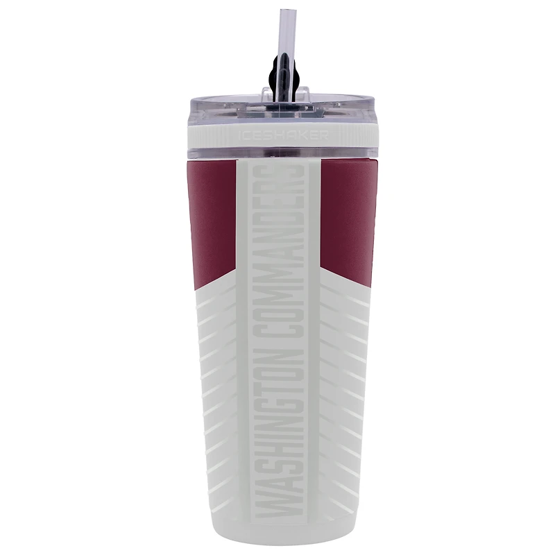 WinCraft Washington Commanders 26oz 4D Flex Ice Shaker Bottle