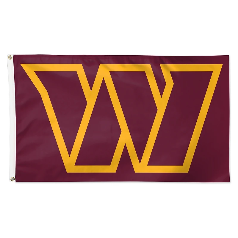 WinCraft Washington Commanders 3' x 5' Drapeau de luxe simple face