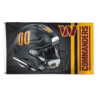 WinCraft Washington Commanders Alternate Casque Simple Face 3' x 5' Deluxe - Drapeau