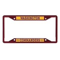 WinCraft Washington Commanders Chrome Color License Plate Frame