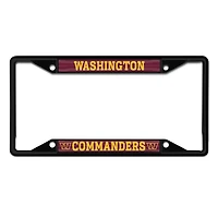 Cadre de plaque d'immatriculation en métal WinCraft Washington Commanders