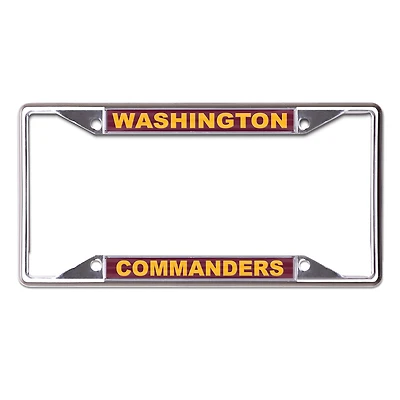 WinCraft Washington Commanders Metal License Plate Frame