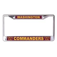 WinCraft Washington Commanders Logo principal MVP Cadre de plaque d'immatriculation en métal