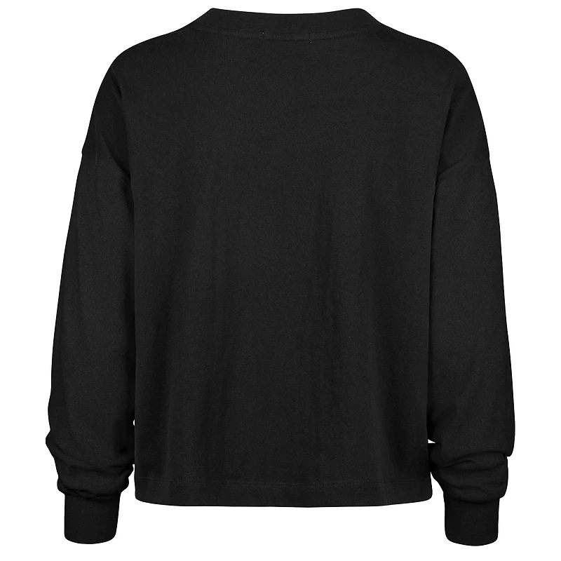 Women's '47 Black Washington Commanders Plus Muse Sydney Long Sleeve T-Shirt