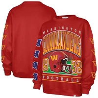 Sweat-shirt oversize bordeaux « 47 Washington Commanders Go Big » pour femme