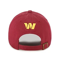 Women's '47  Burgundy Washington Commanders Zoey Clean Up Adjustable Hat