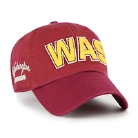 Women's '47  Burgundy Washington Commanders Zoey Clean Up Adjustable Hat