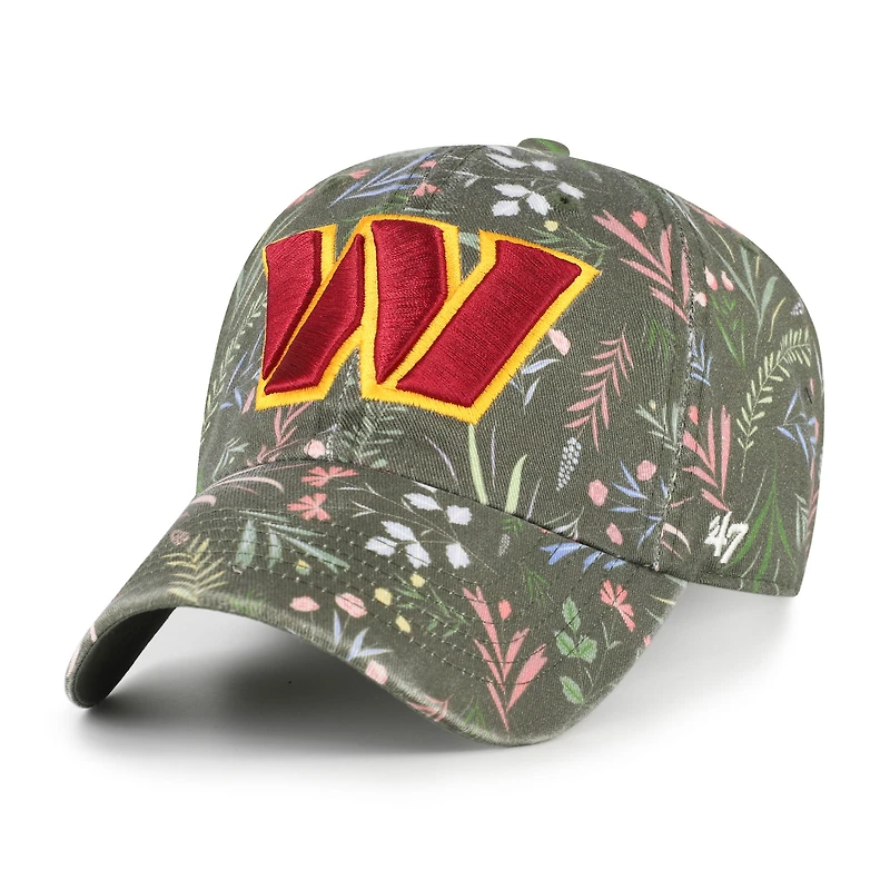 Casquette ajustable « 47 Green Washington Commanders Verbena Clean Up » pour femme