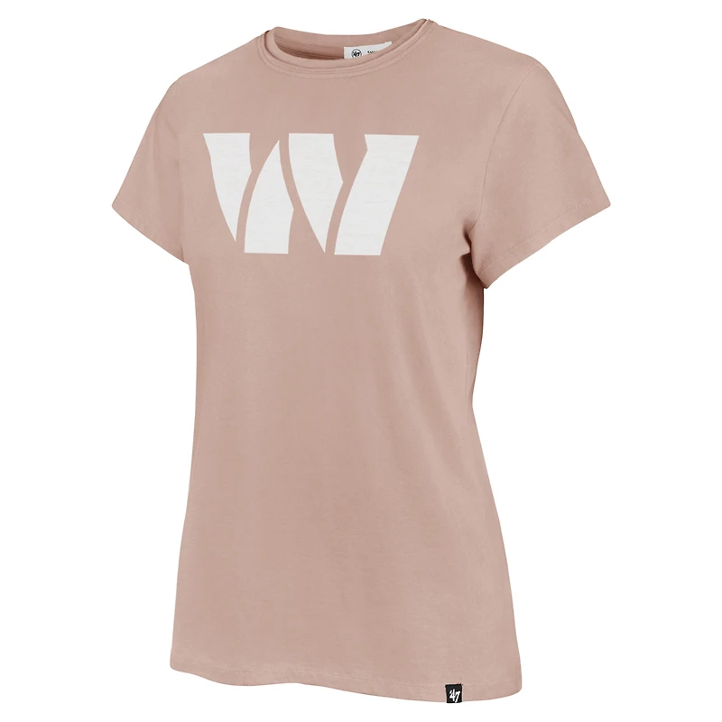 Women's '47  Light Pink Washington Commanders Premier Frankie T-Shirt