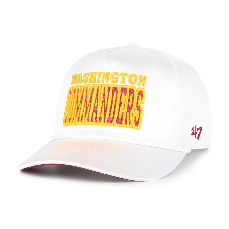 Casquette ajustable Outspoken Hitch blanche 1947 pour femme des Washington Commanders