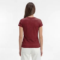 Women's Champion Burgundy Washington Commanders Triumph Tri-Blend V-Neck T-Shirt