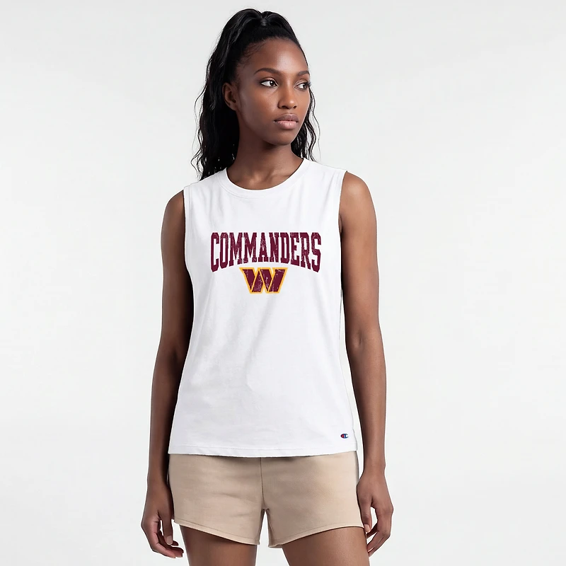 Débardeur blanc Champion Washington Commanders pour femme